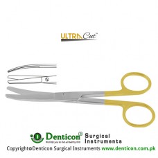 UltraCut™ TC Operating Scissor Curved - Blunt/Blunt Stainless Steel, 14.5 cm - 5 3/4"
